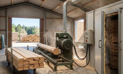 Forstbetrieb mit Sägewerk